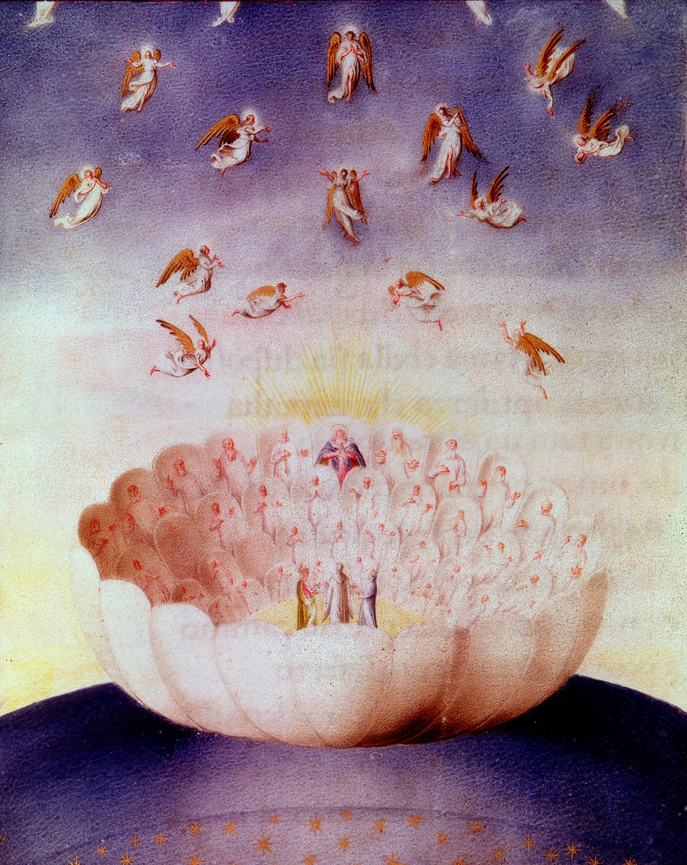 Visione del Paradiso di Dante, XV secolo da Unbekannt