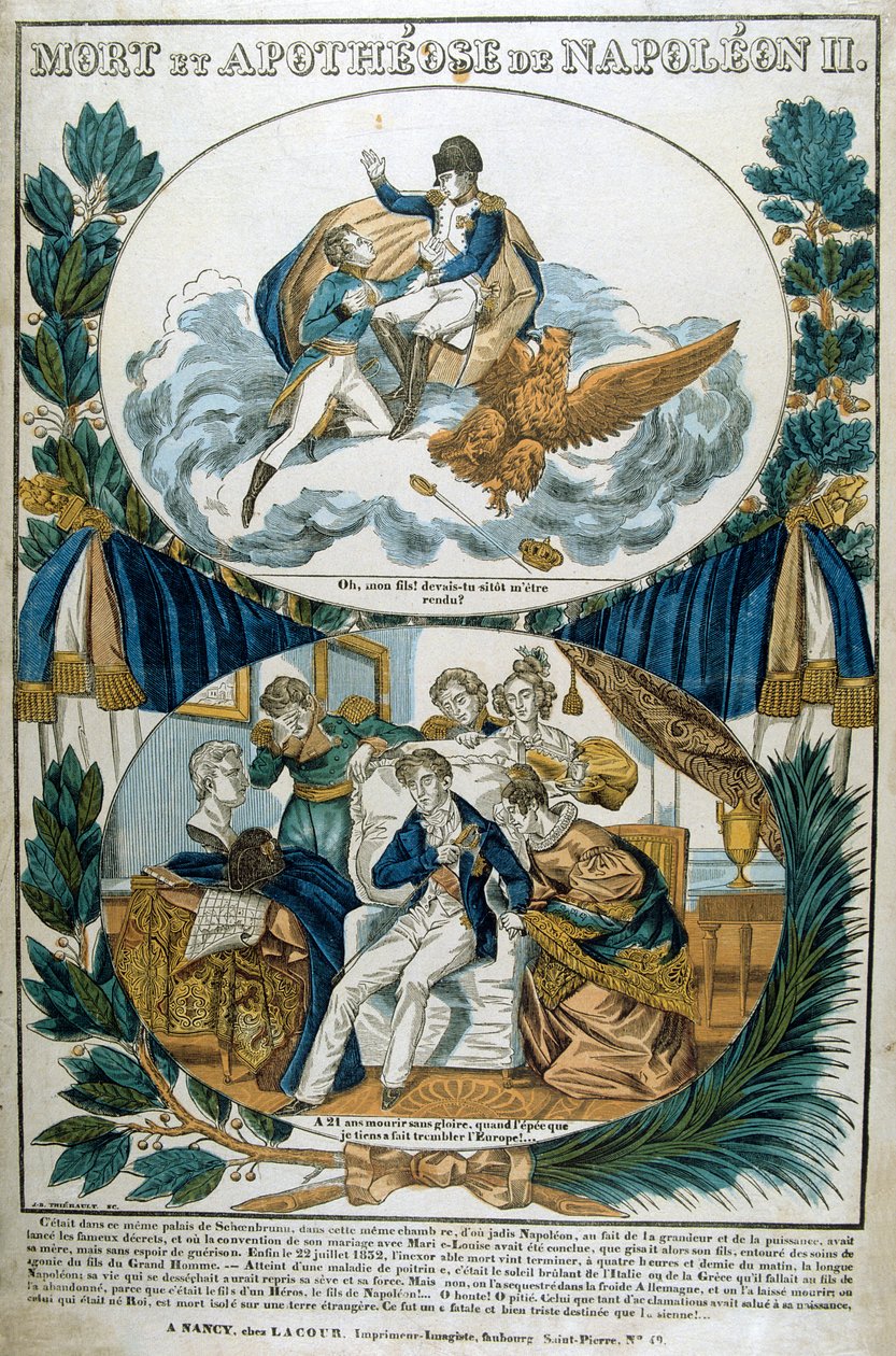 Morte e apoteosi di Napoleone II da Unbekannt
