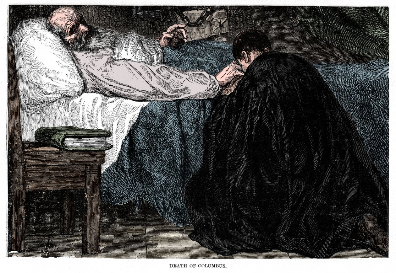 Morte di Cristoforo Colombo, 1506 da Unbekannt