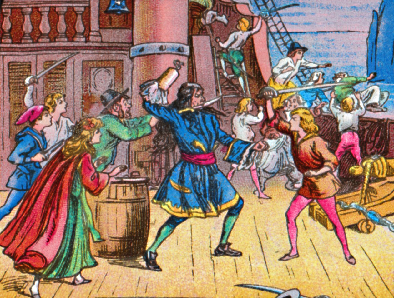 Sconfitta dei pirati, c1905 da Unbekannt