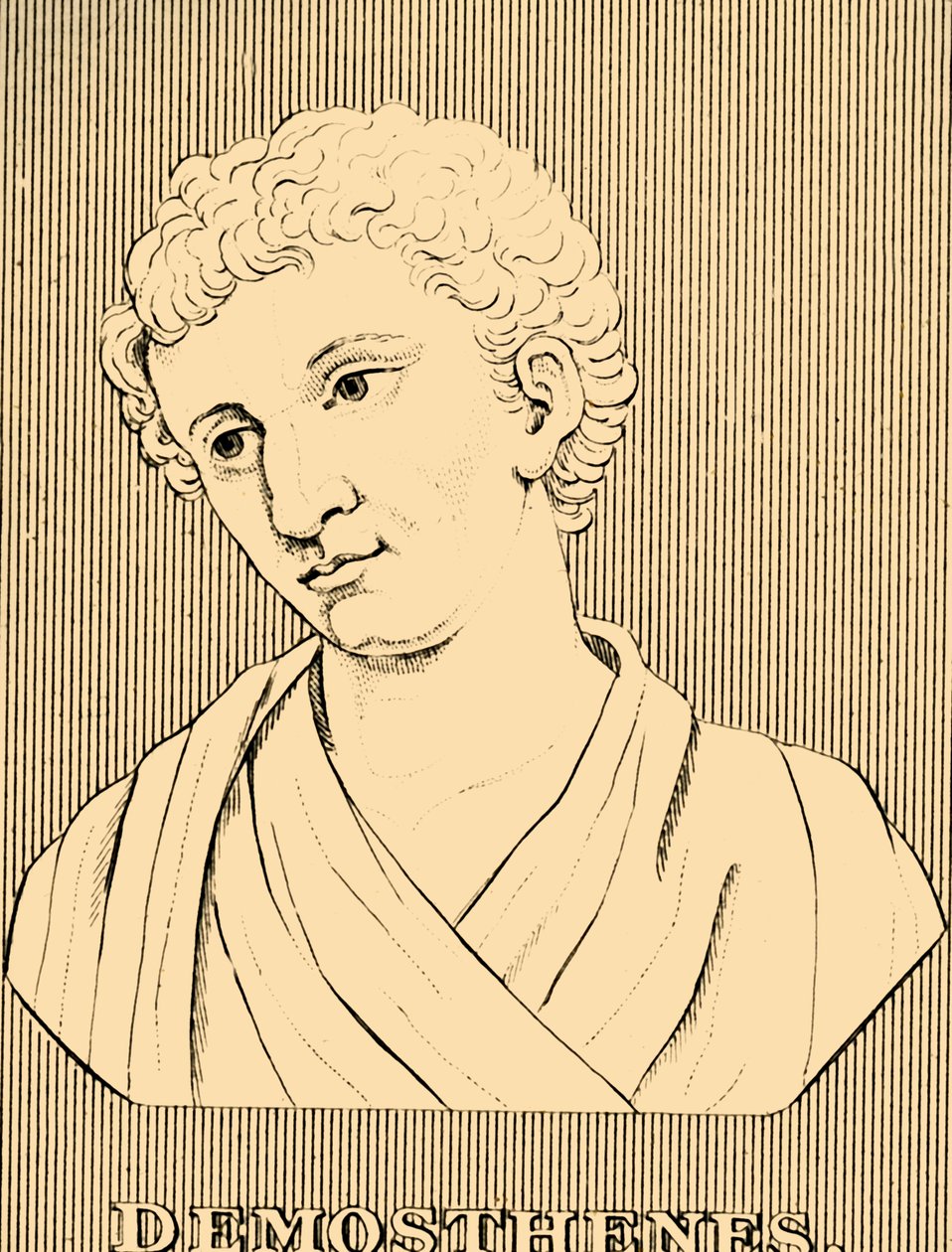 Demostene, 384-322 a.C., 1830 da Unbekannt