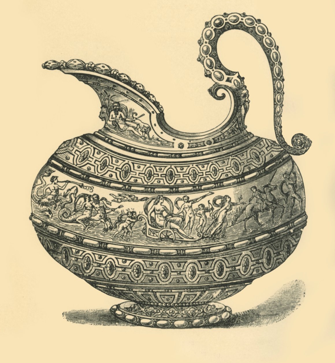 Progetto per una brocca, 1881 da Unbekannt