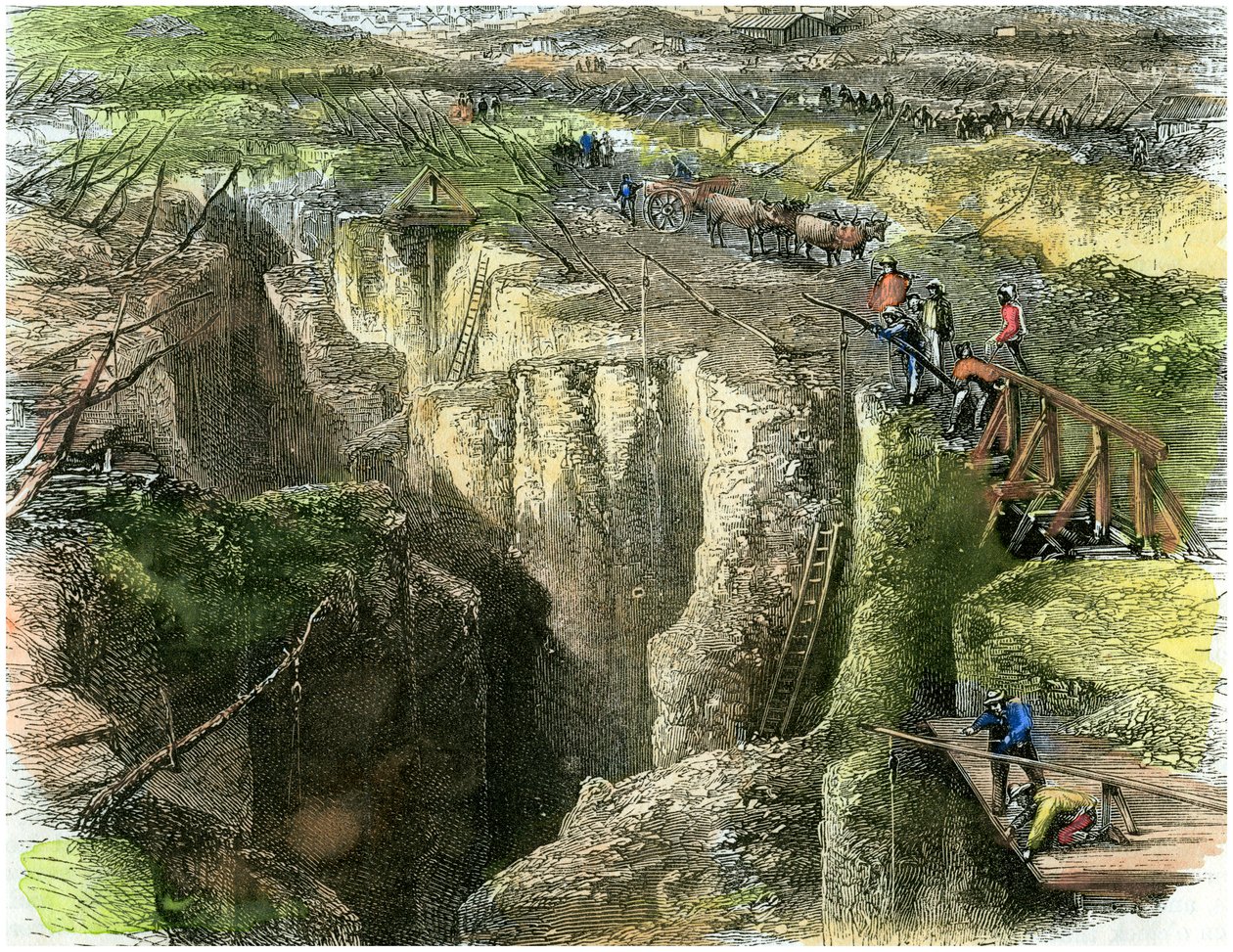 Campo di diamanti, c1880 da Unbekannt