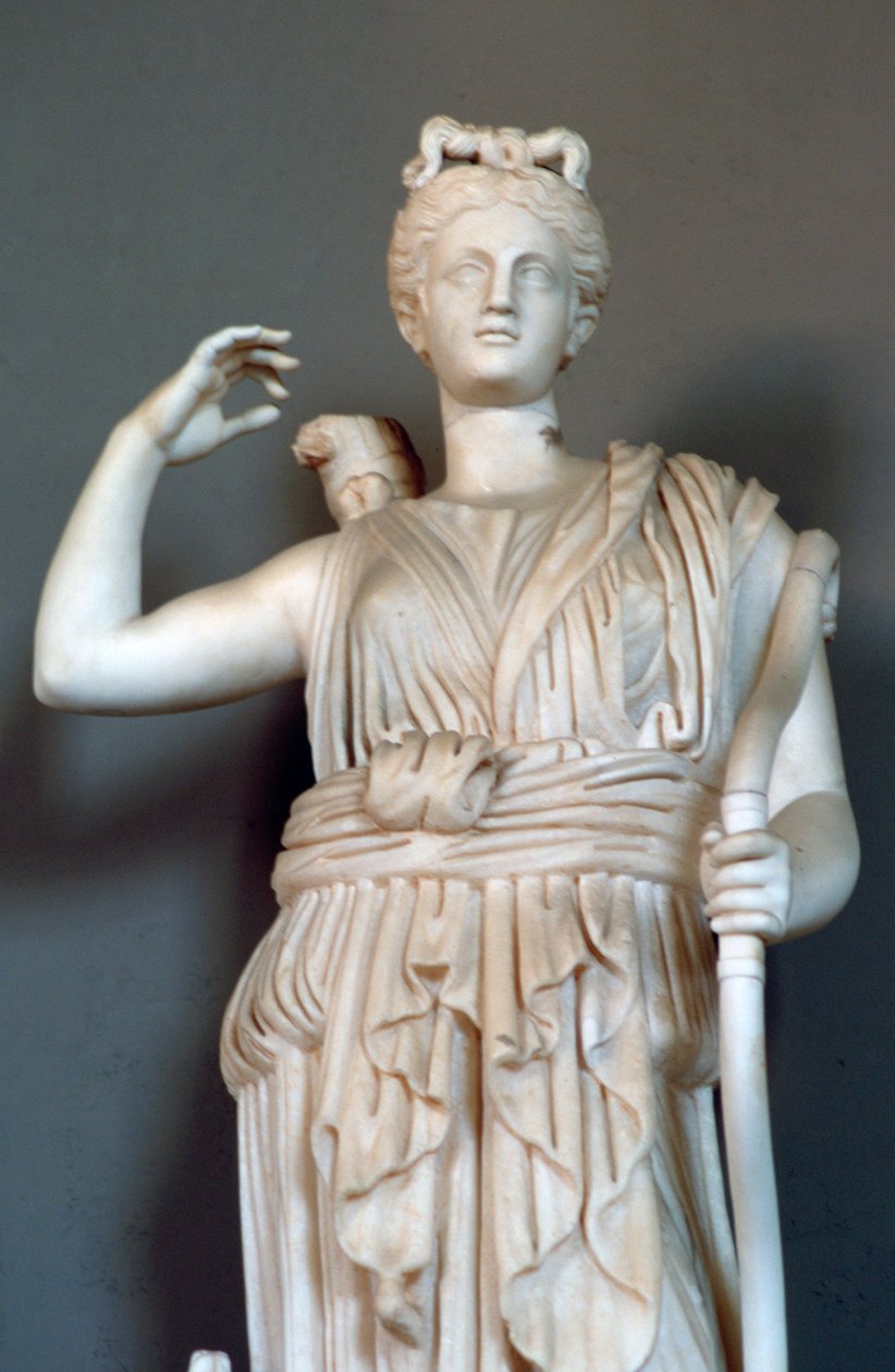 Diana, (dettaglio), dea della caccia, Museo Vaticano da Unbekannt