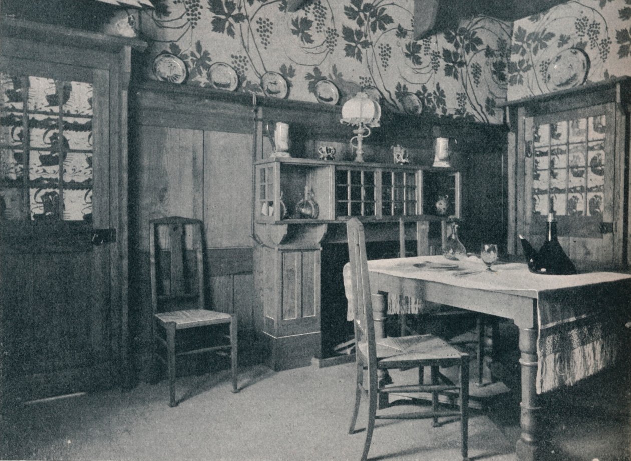 Sala da pranzo, c1902 da Unbekannt