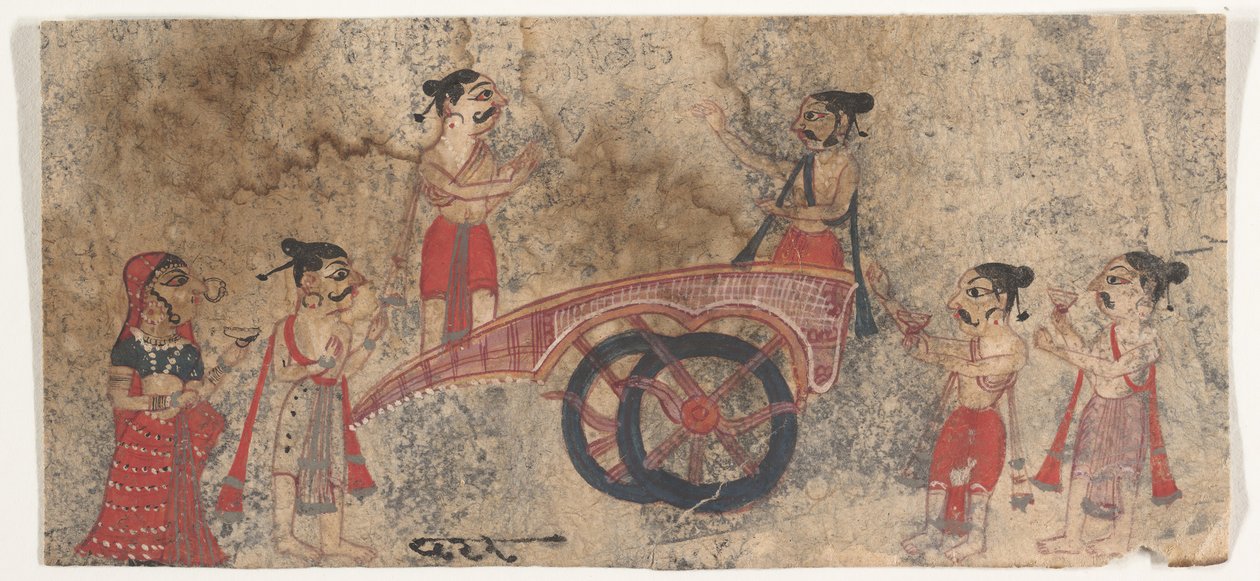 Dispute su un Carro, 1650-60 da Unbekannt