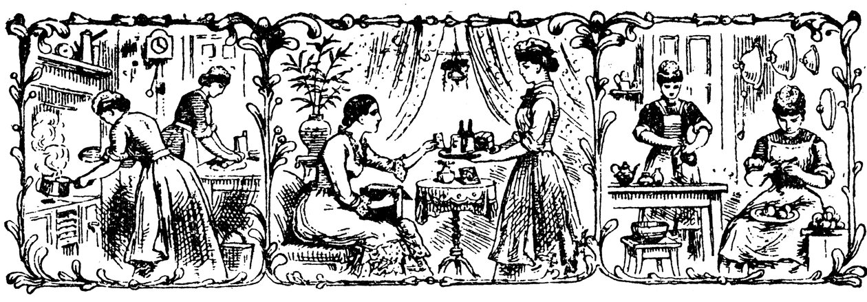 Servitori domestici, 1901 da Unbekannt