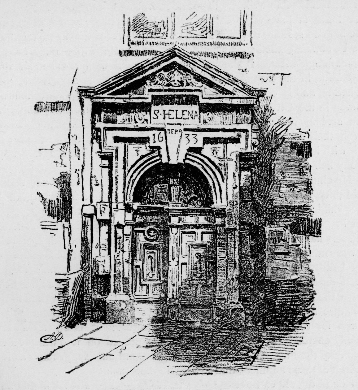 Porta, St. Helens, 1890 da Unbekannt