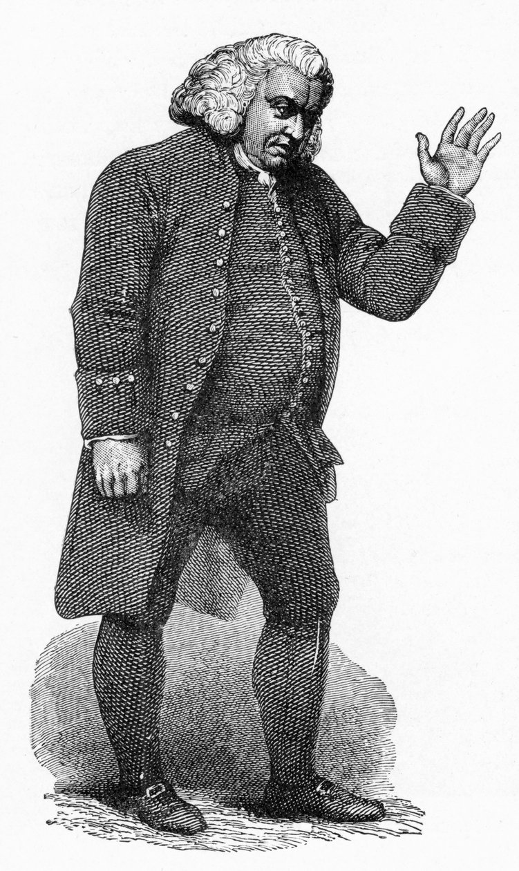Dr Johnson, letterato inglese, c1780 da Unbekannt