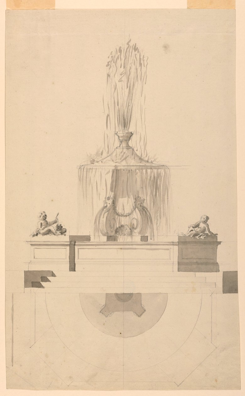 Disegno, Fontana, 1775 da Unbekannt