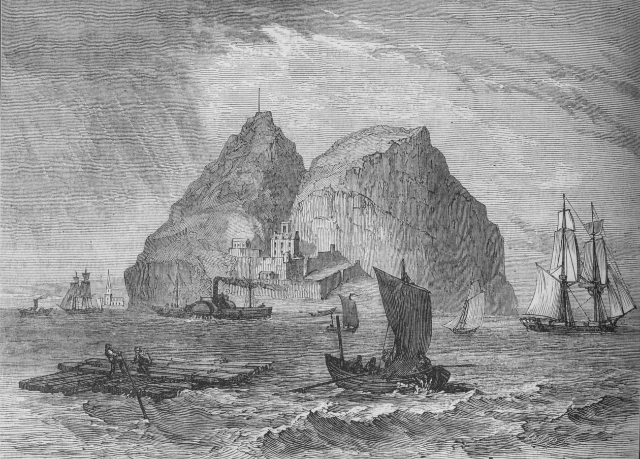 Castello di Dumbarton, c1880 da Unbekannt