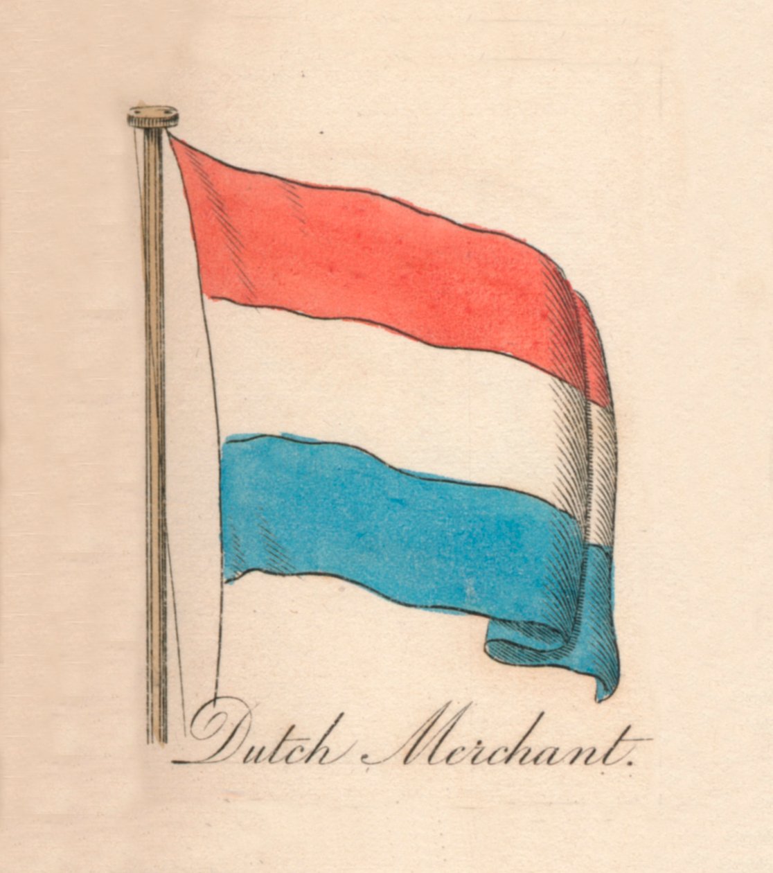 Mercante olandese, 1838 da Unbekannt