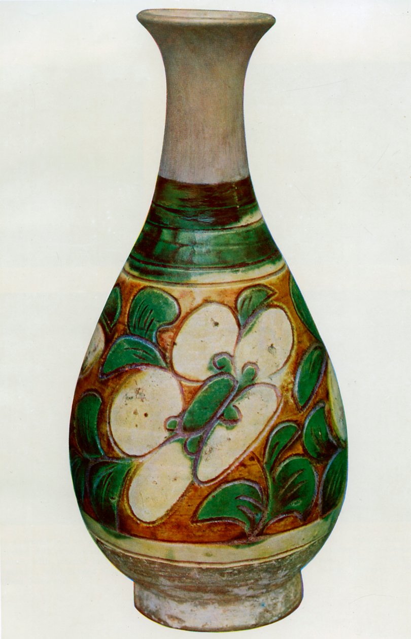 Vaso in terracotta, cinese, dinastia Tang, 618-907 da Unbekannt