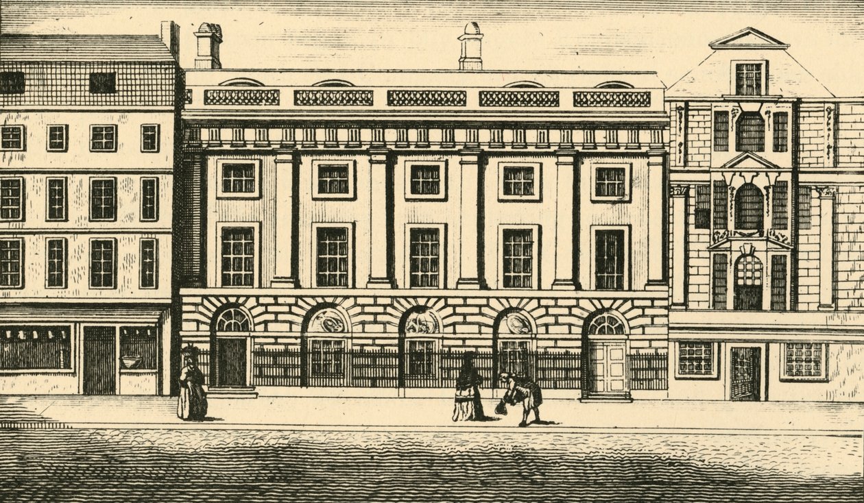 East India House, c1730-1800, 1925 da Unbekannt