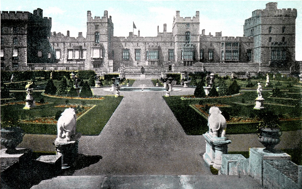 Terrazza Est, Castello di Windsor, Berkshire, XX secolo da Unbekannt