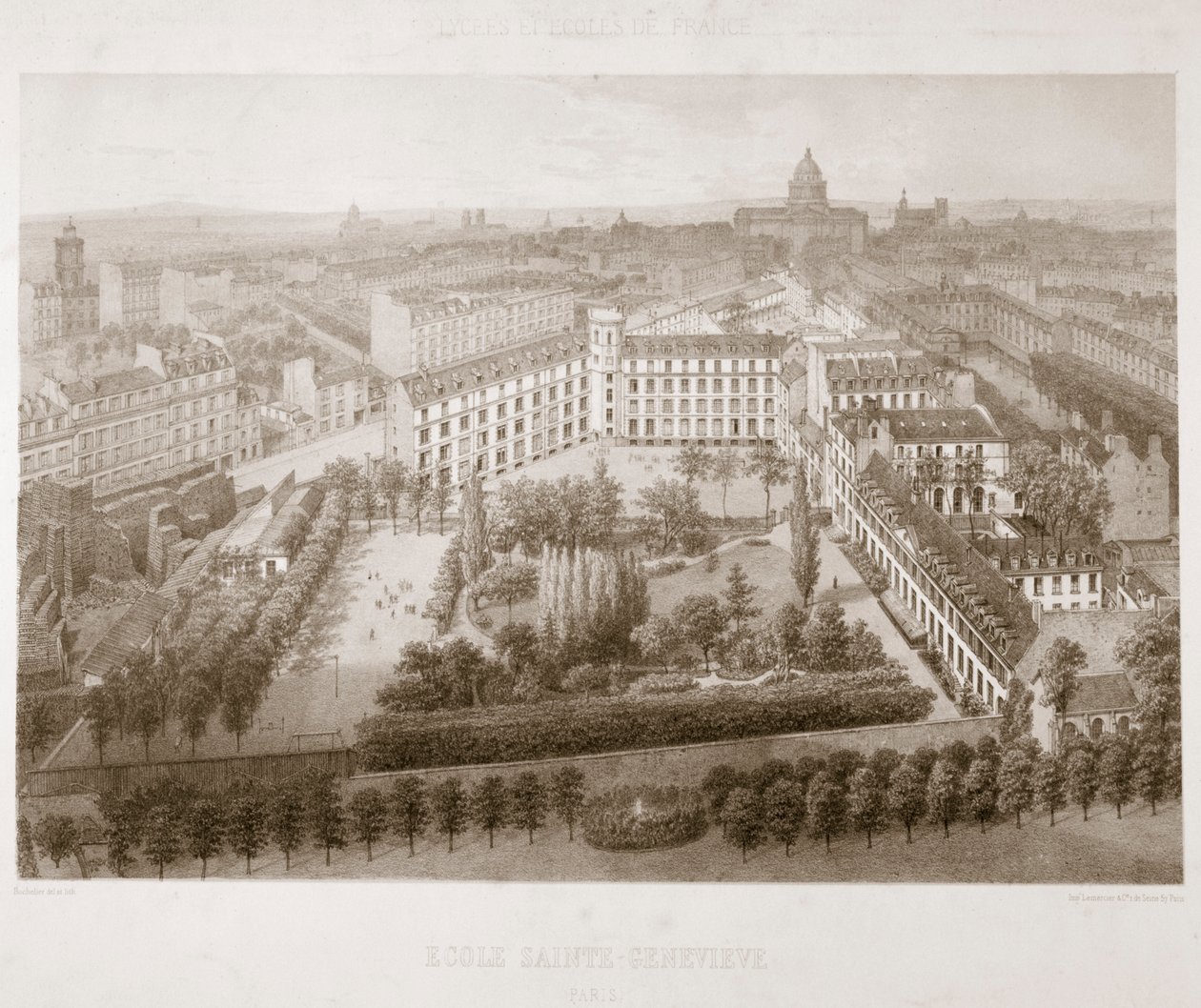 Ecole Sainte Genevieve, Parigi, 1867 da Unbekannt