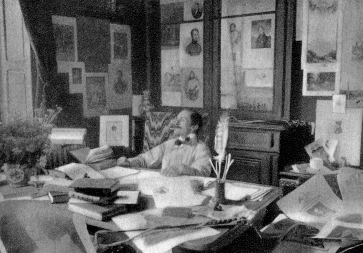 Edmond Rostand, poeta e drammaturgo francese, 1908 da Unbekannt