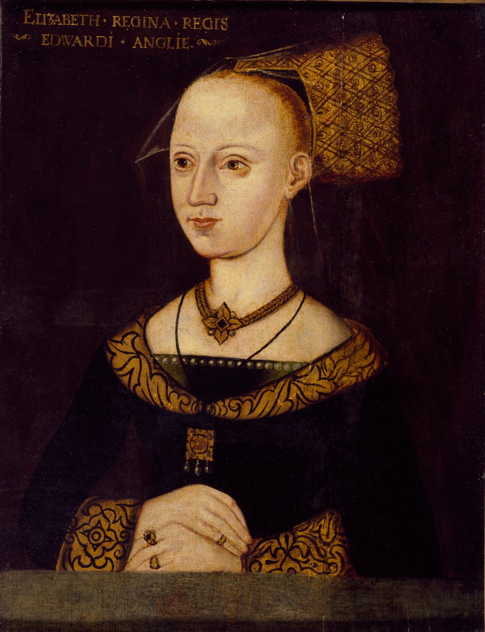 Elizabeth Woodville, Regina di Edoardo IV, c1500 da Unbekannt