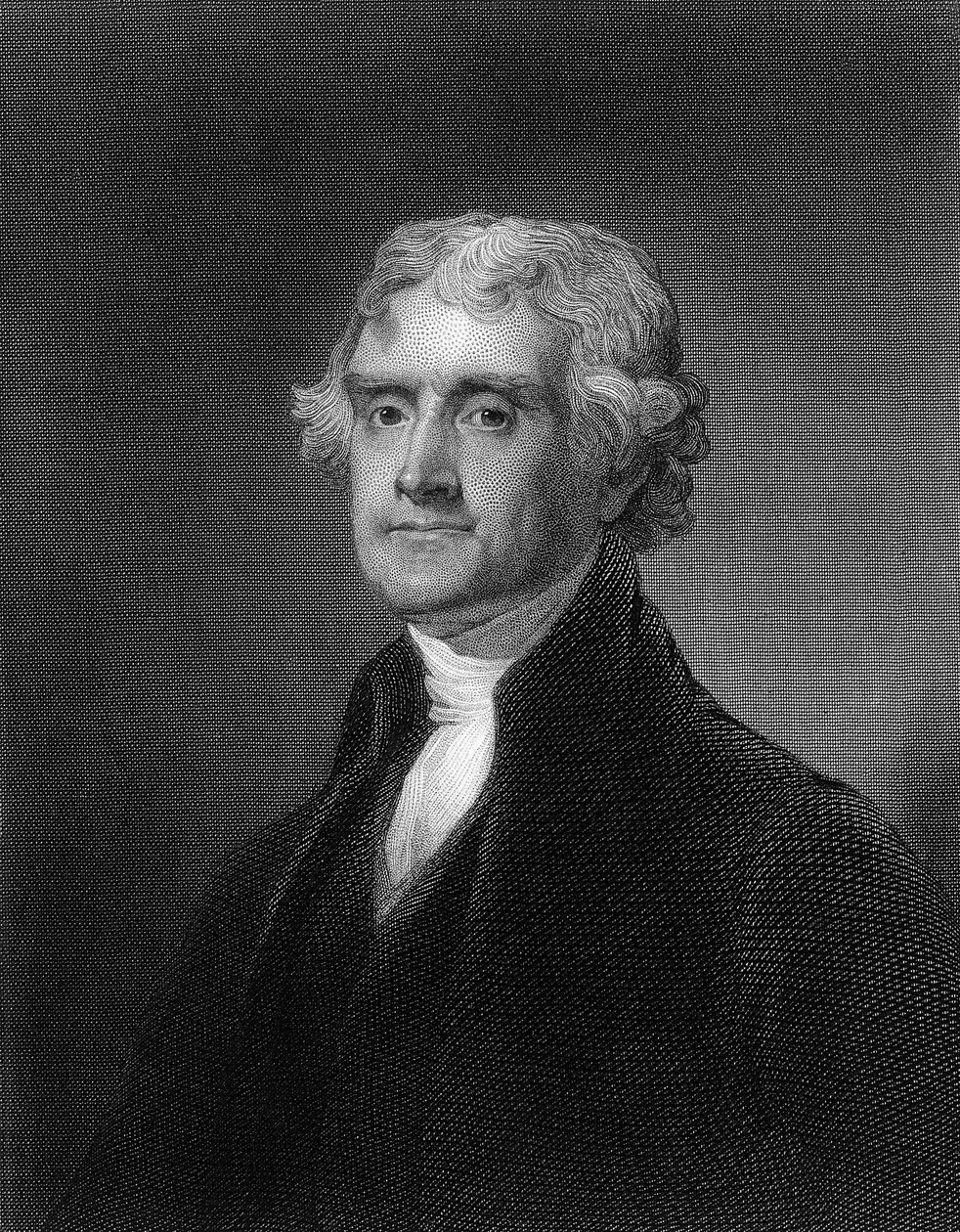 Incisione di Thomas Jefferson da Unbekannt