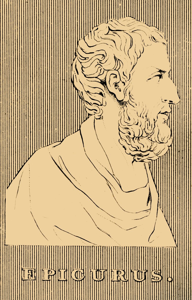 Epicuro, 341-270 a.C., 1830 da Unbekannt