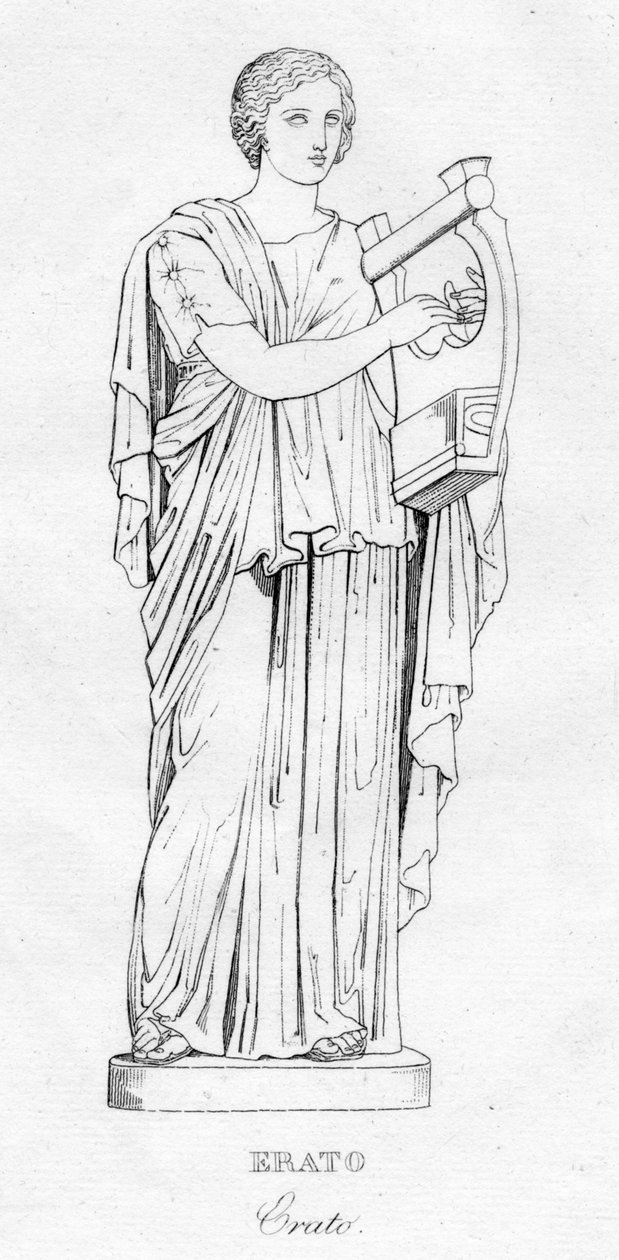 Erato, c1850 da Unbekannt