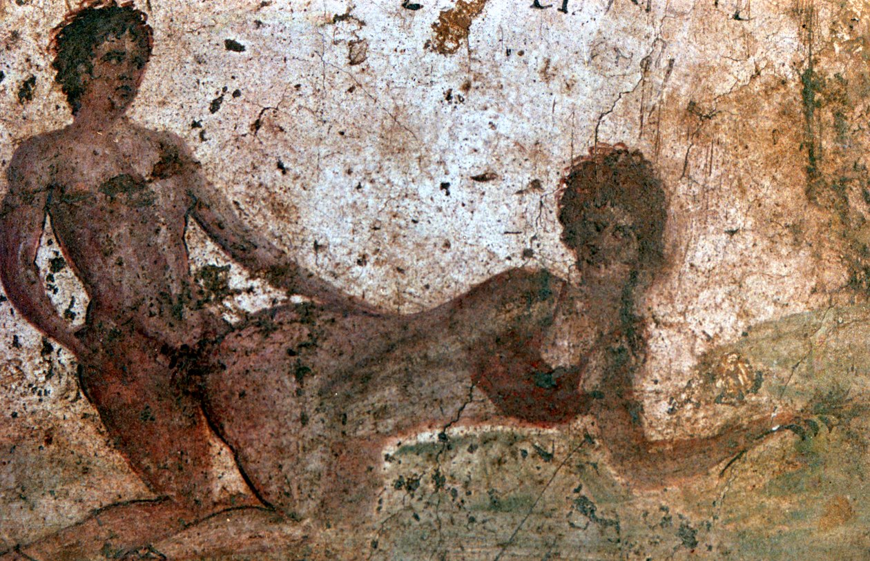 Affresco erotico, Pompei, Italia da Unbekannt