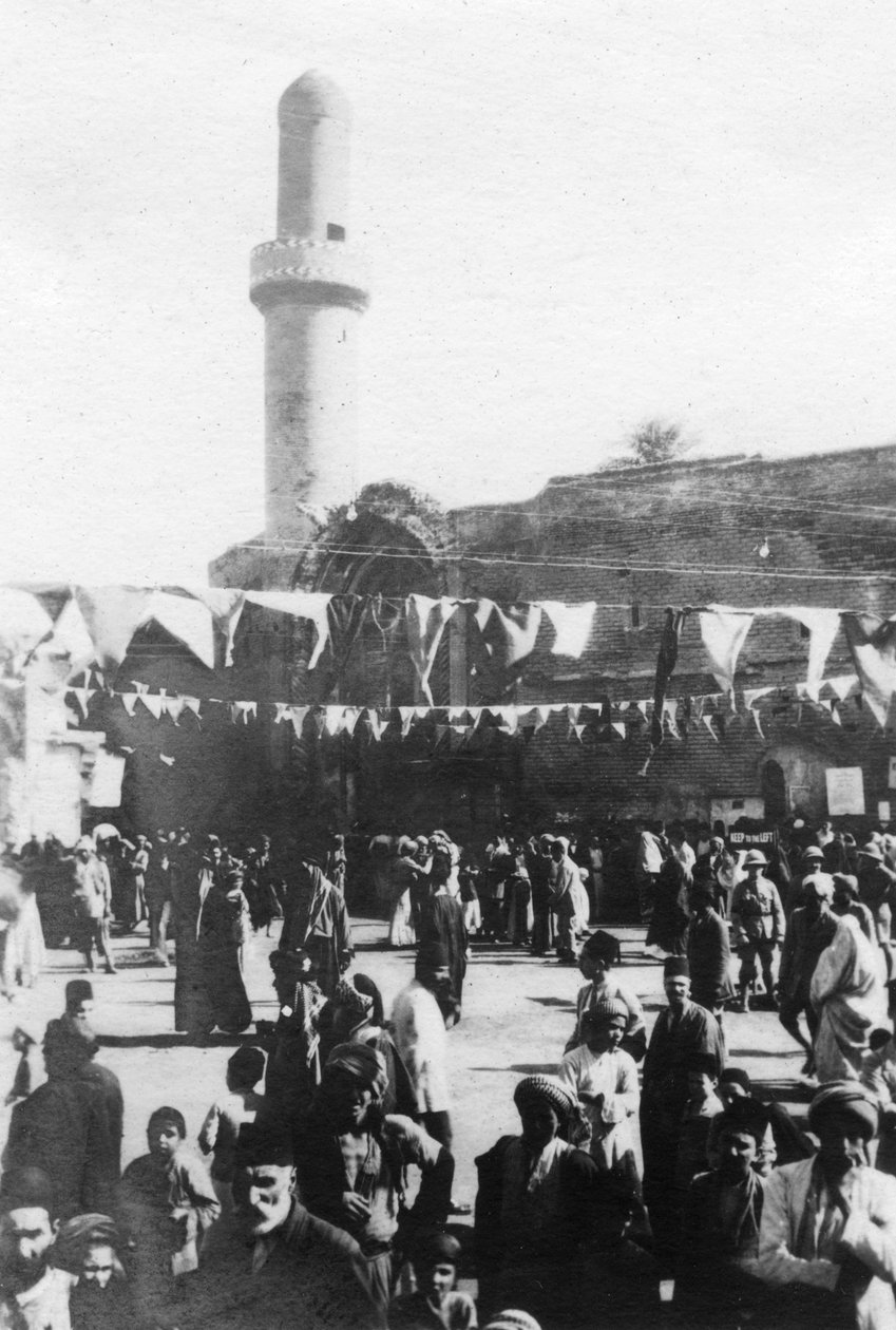 Piazza dello scambio, Baghdad, Iraq, 1917-1919 da Unbekannt