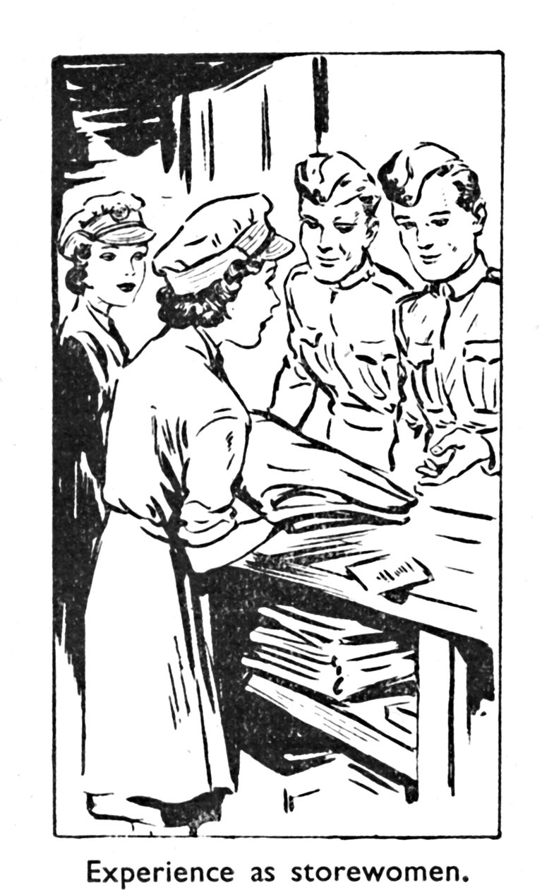 Esperienza come commesse, 1940 da Unbekannt