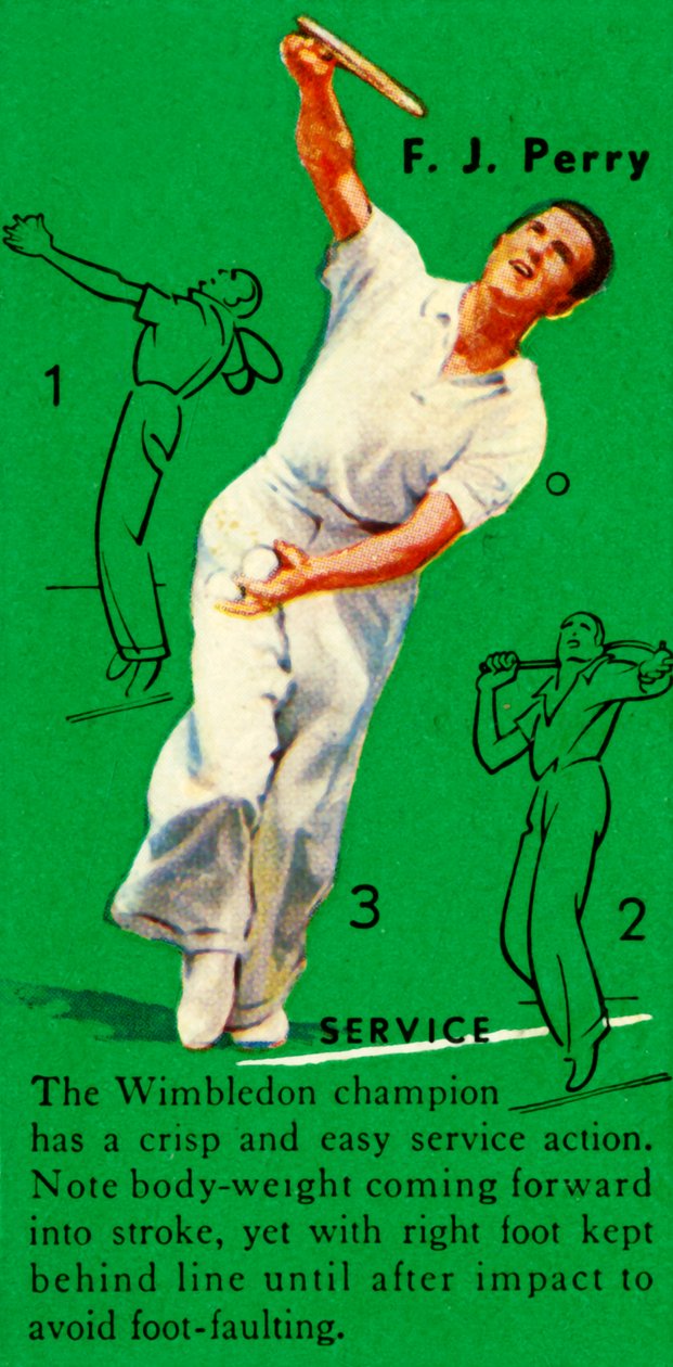 F. J. Perry - Servizio, c1935 da Unbekannt