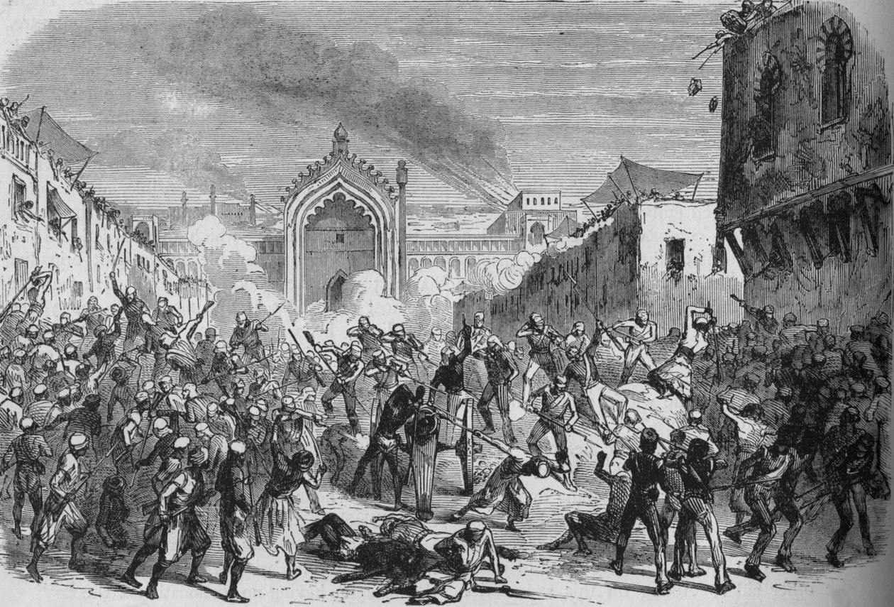 Caduta di Lucknow da Unbekannt