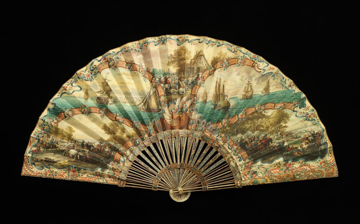 Ventaglio, 1715-25 da Unbekannt