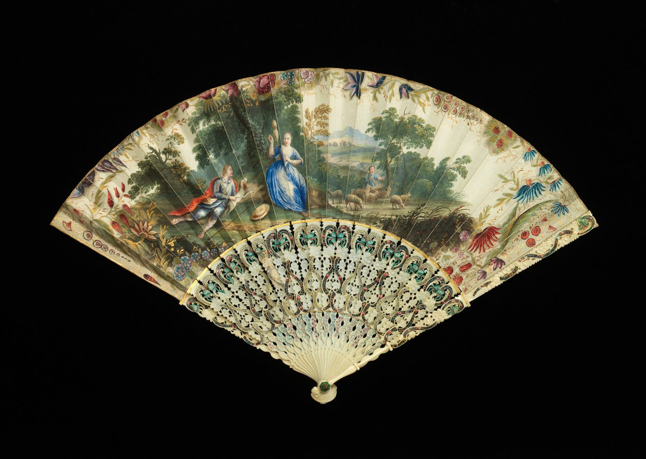 Ventaglio, 1745-55 da Unbekannt