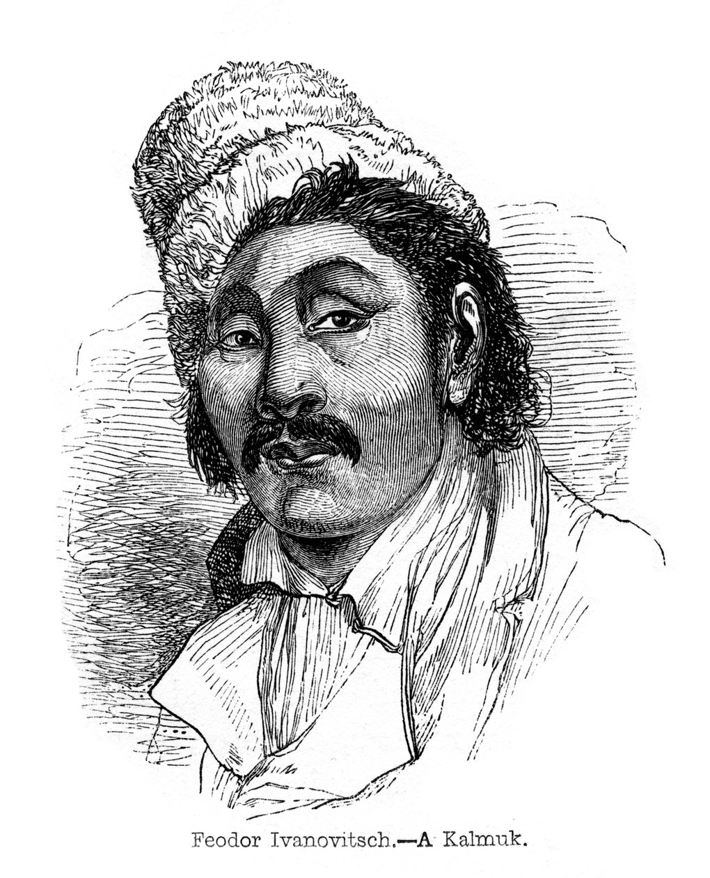 Feodor Ivanovitsch - Un Calmuc, 1848 da Unbekannt