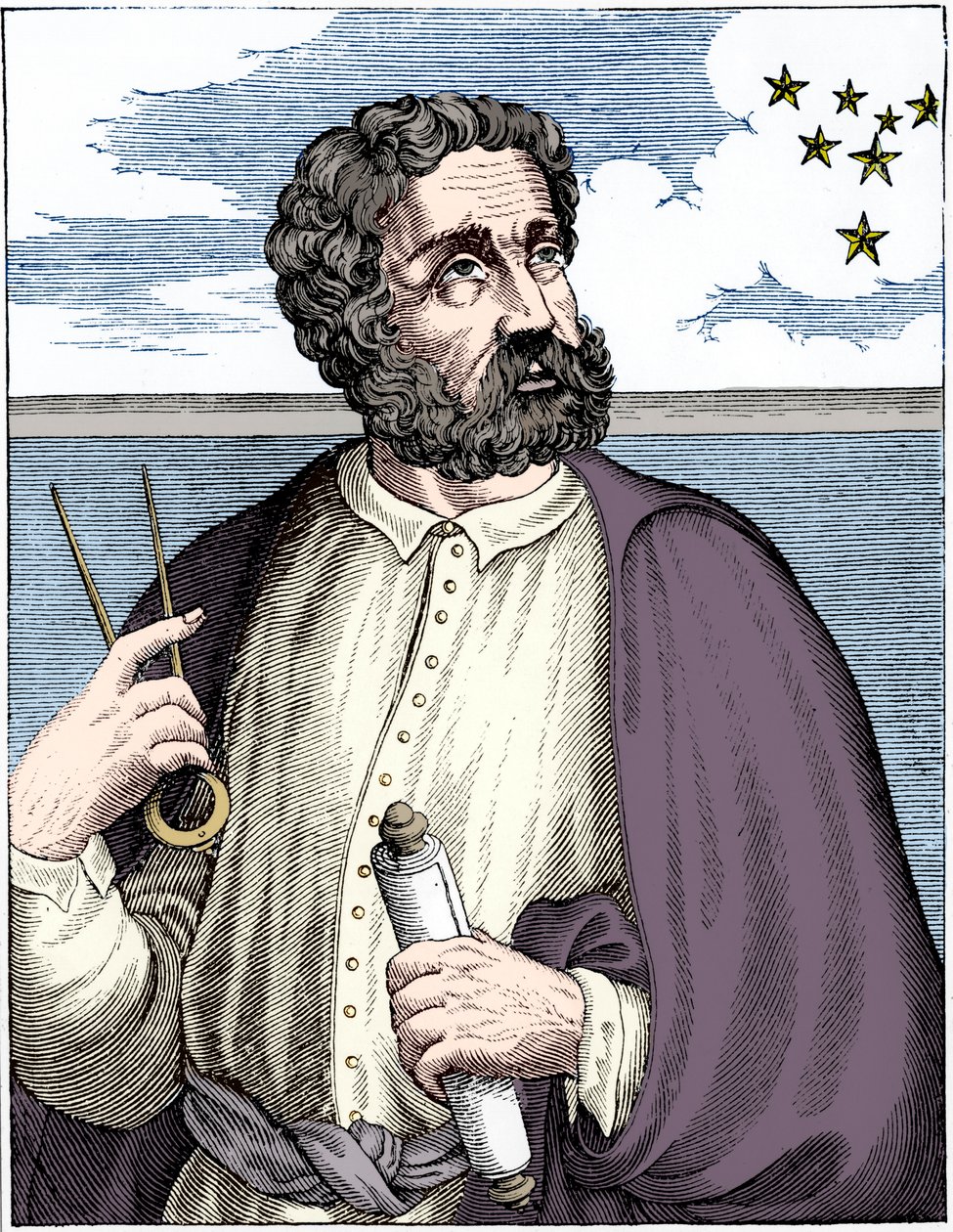 Ferdinando Magellano c1480-c1521, navigatore portoghese da Unbekannt