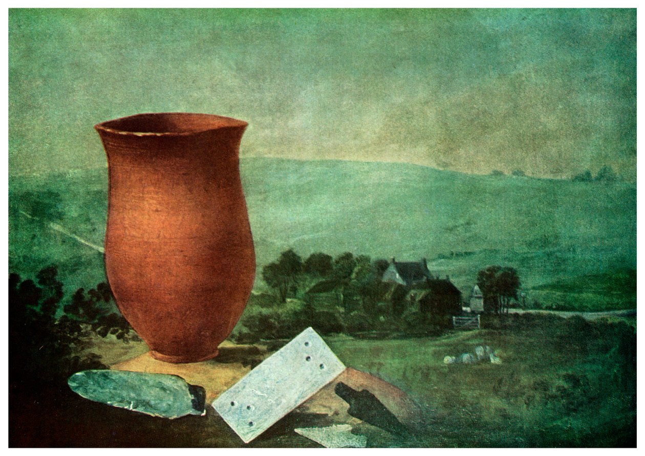 Ritrovamenti da un tumulo di Breaker, 1814 1956 da Unbekannt