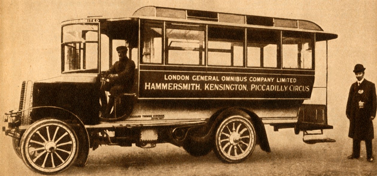 Primo autobus a motore L.G.O.C., 1904, 1933 da Unbekannt