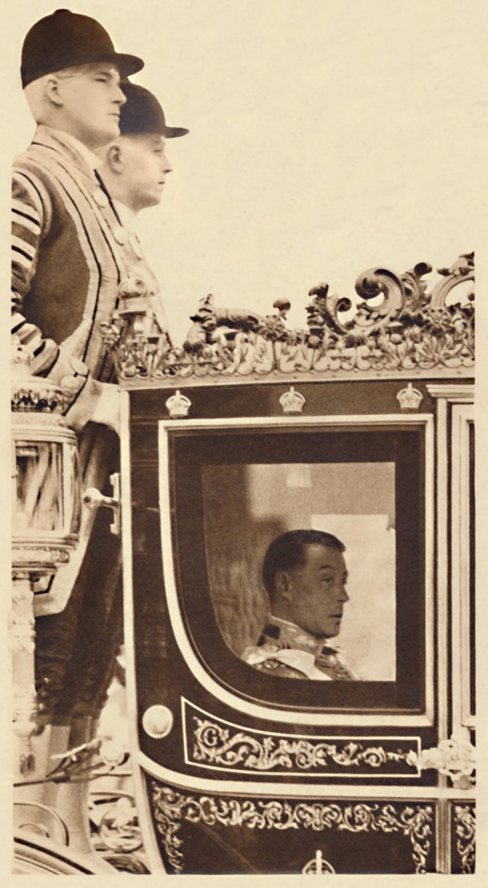Prima guida di Stato come monarca, 1937 da Unbekannt