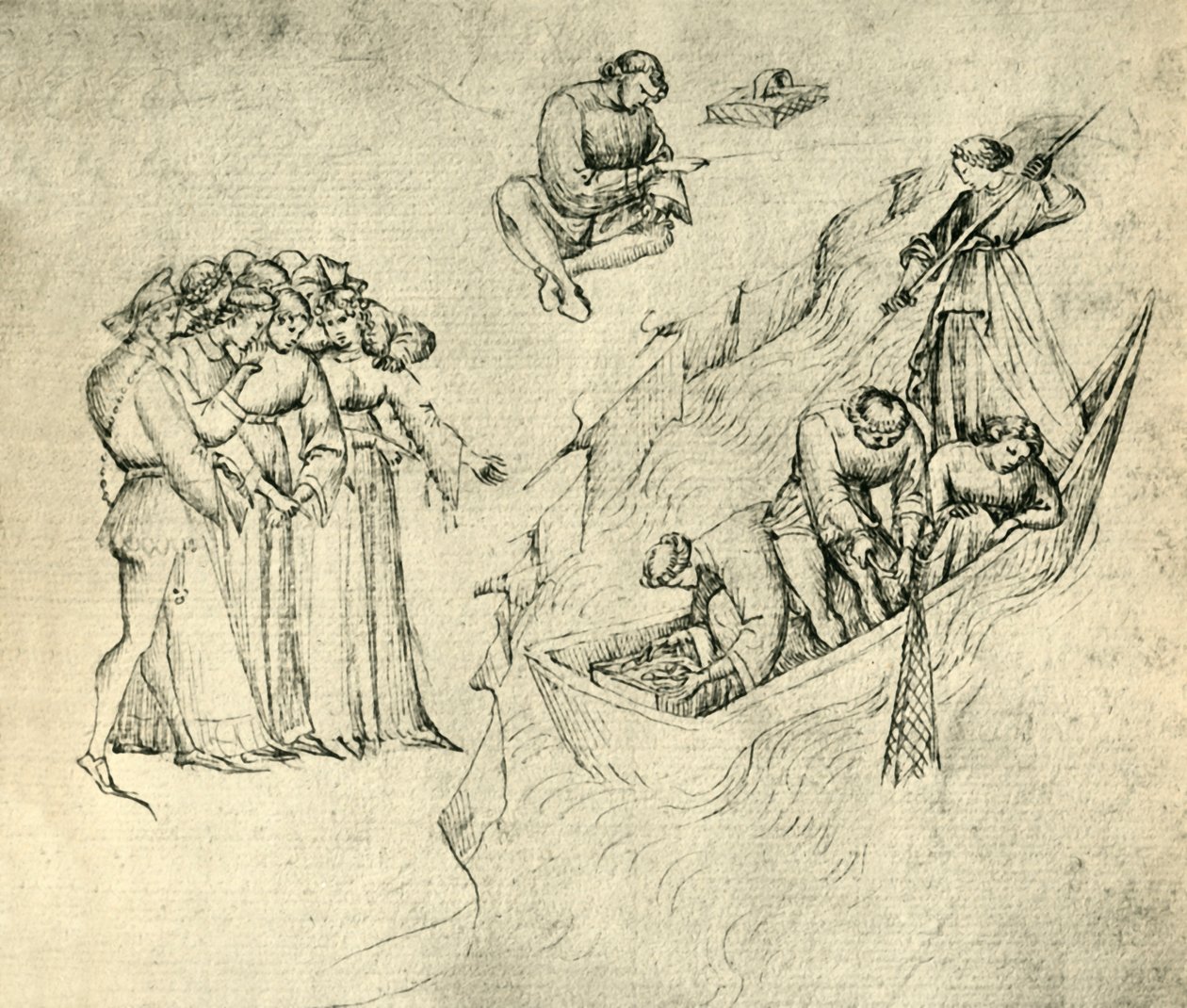 Pescatori, metà XV secolo, 1943 da Unbekannt
