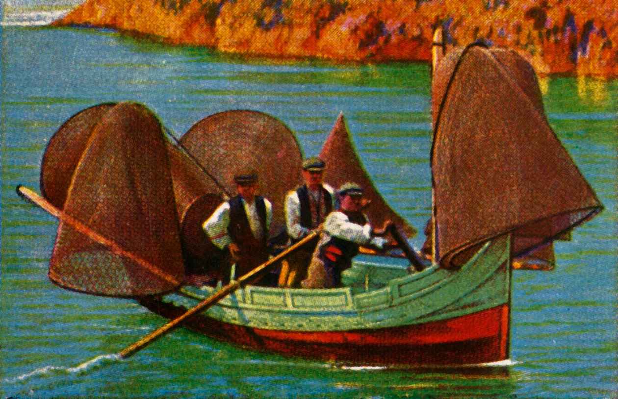 Barca da pesca, Malta, c1928 da Unbekannt