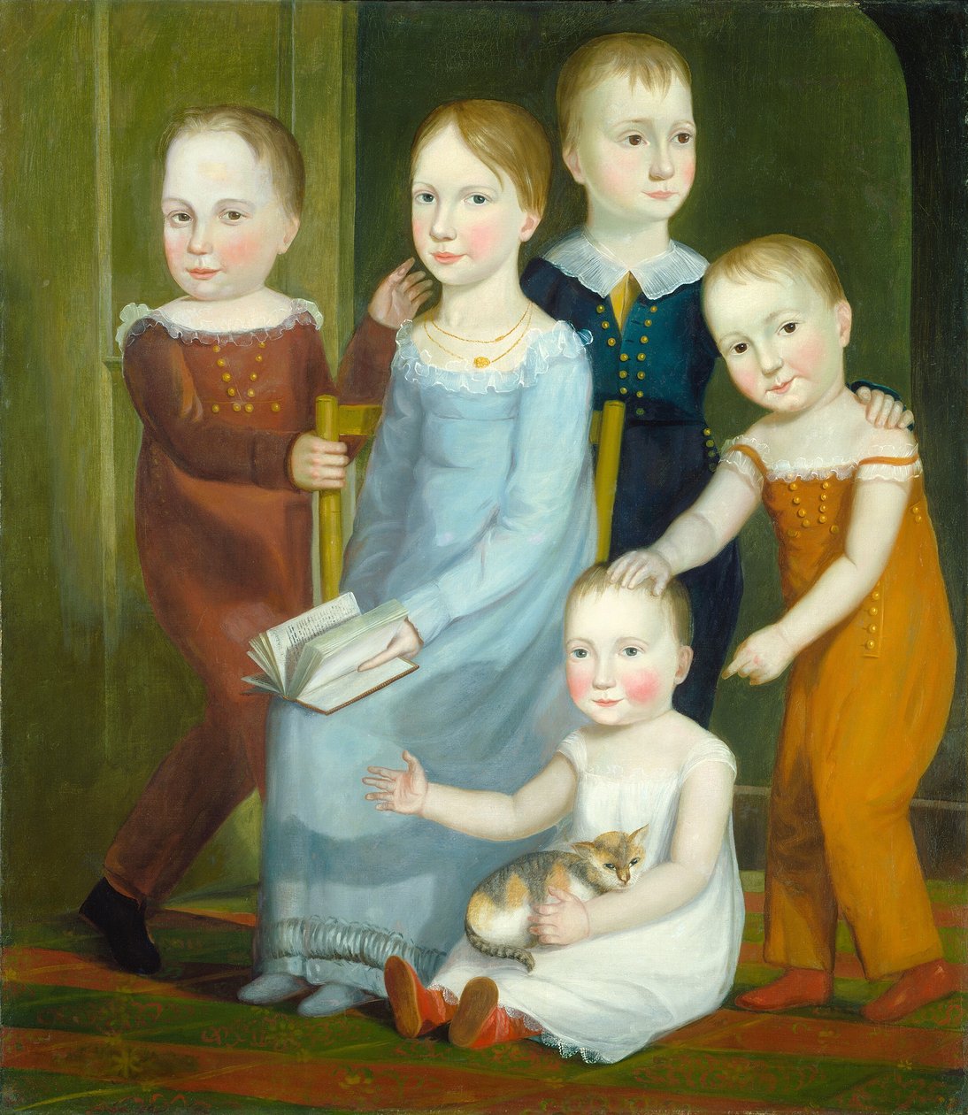 Cinque bambini della famiglia Budd, c. 1818 da Unbekannt