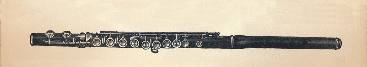 Flauto, 1895 da Unbekannt