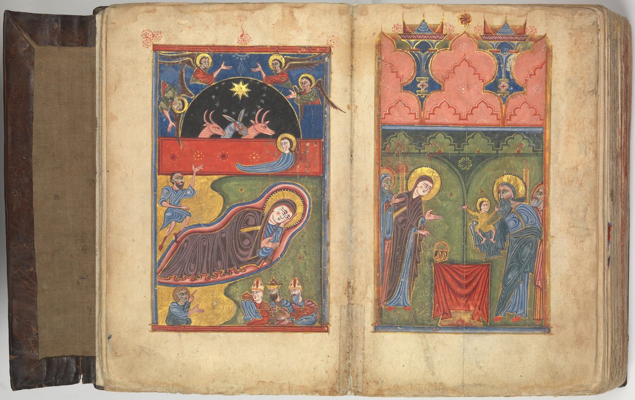 Quattro Vangeli in armeno, armeno, 1434-35 da Unbekannt
