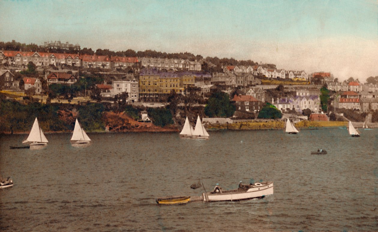 Fowey da Polruan, c1930 da Unbekannt