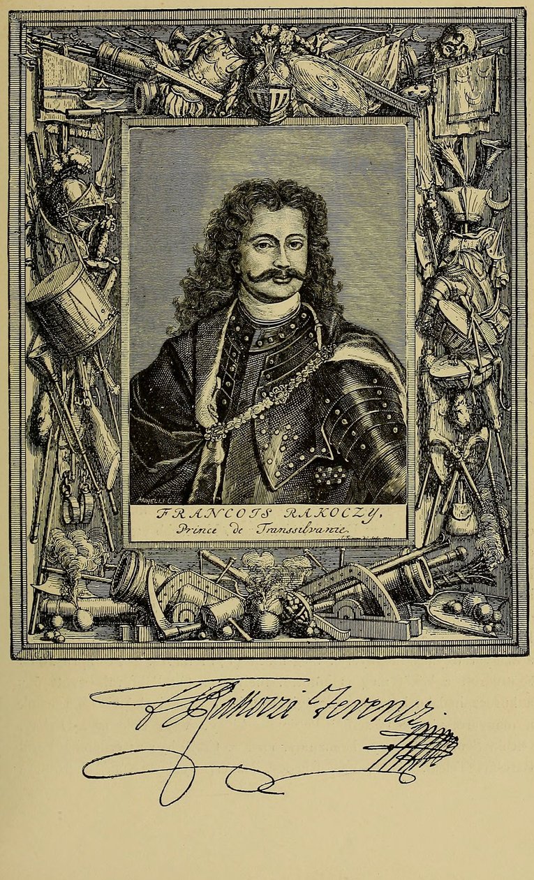 Francesco II Rákóczi, inizio XVIII secolo da Unbekannt