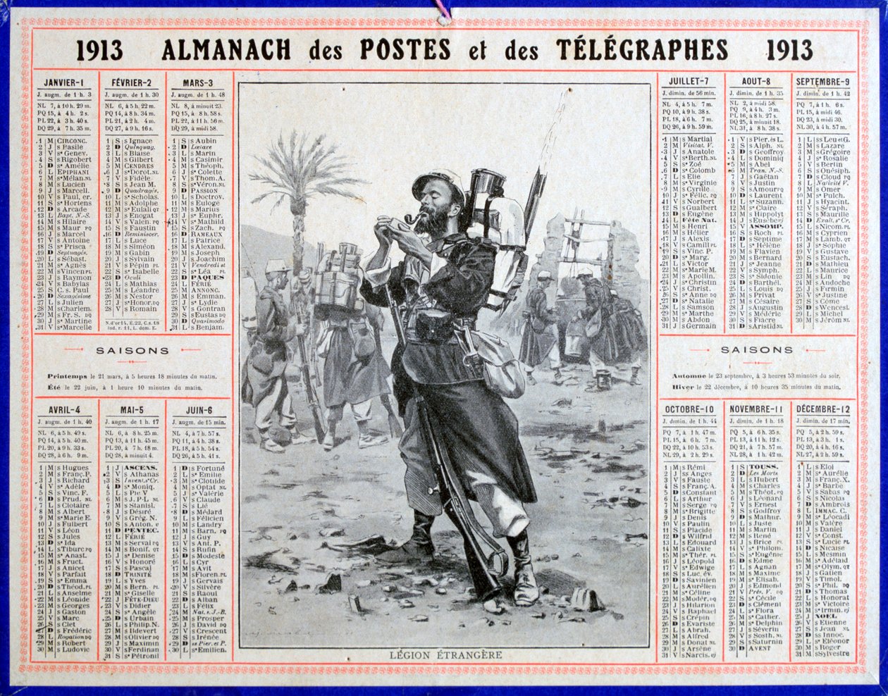 Legione Straniera Francese, 1913 da Unbekannt