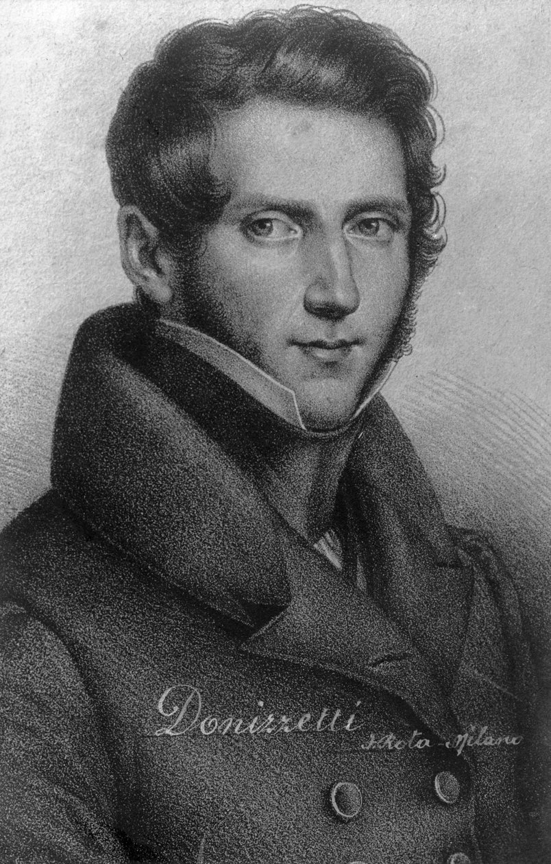 Gaetano Donizetti, compositore italiano da Unbekannt