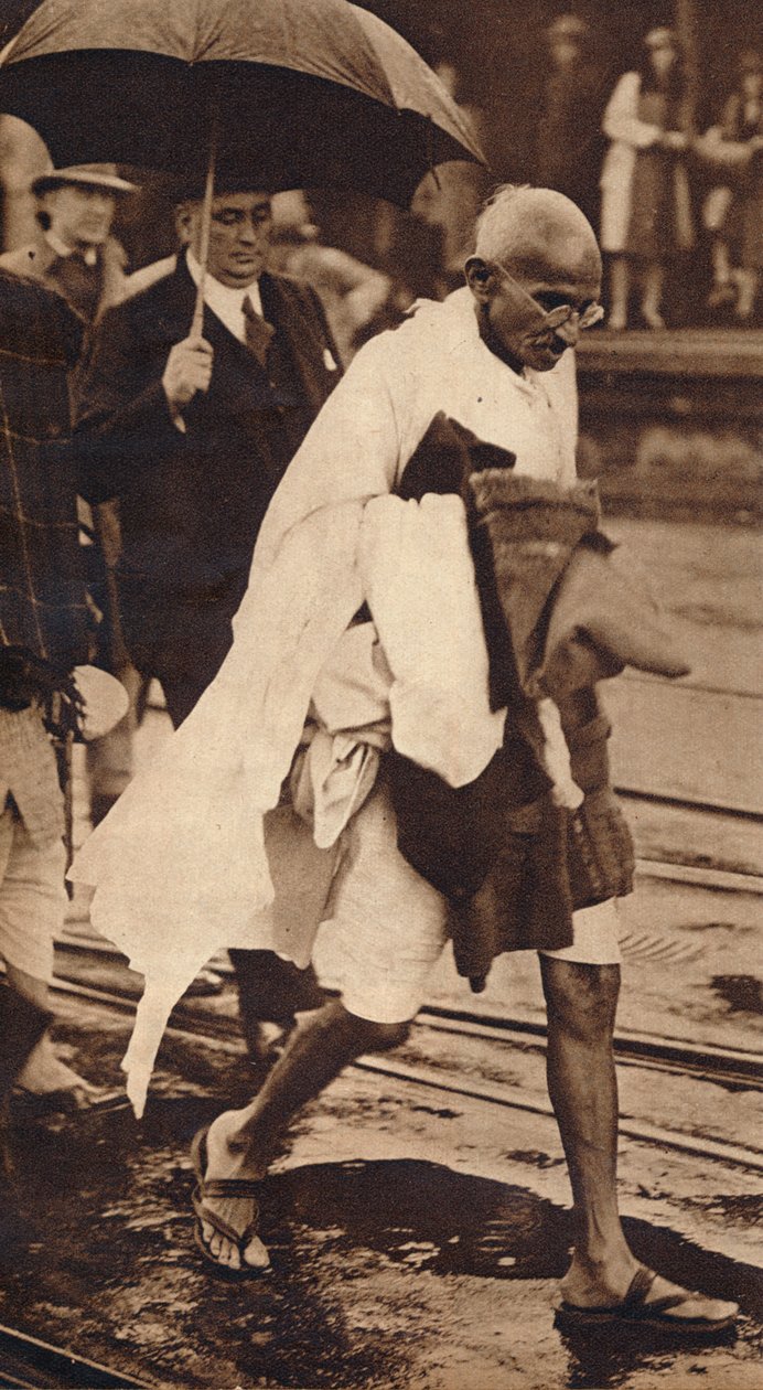 Gandhi a Londra da Unbekannt