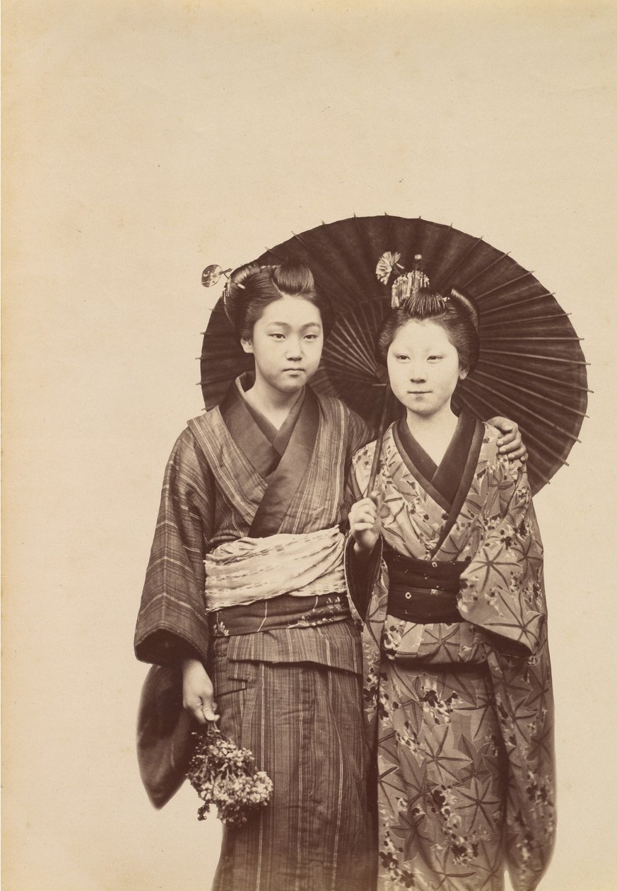 [Ragazze geisha], ca. 1880 da Unbekannt