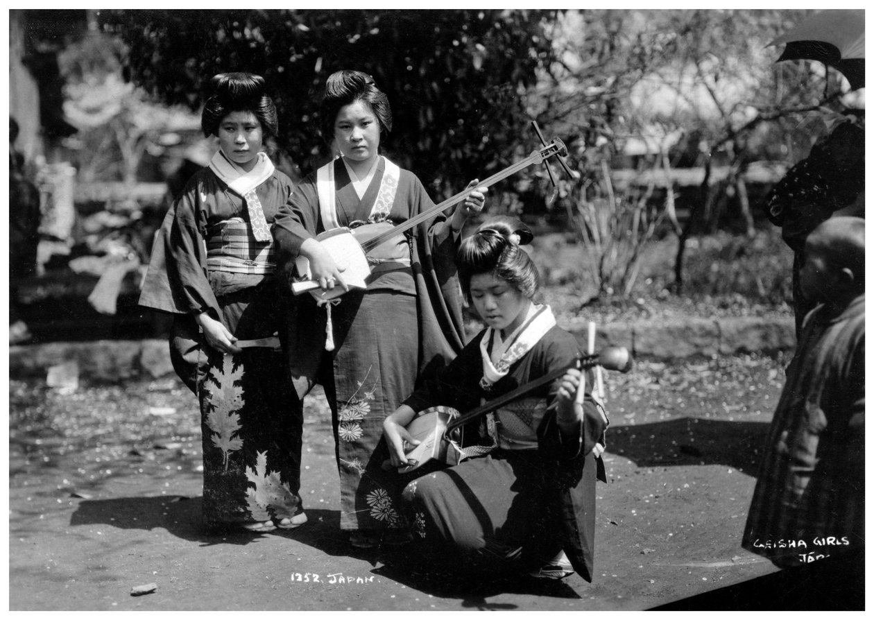Ragazze Geisha, Giappone, inizio XX secolo da Unbekannt