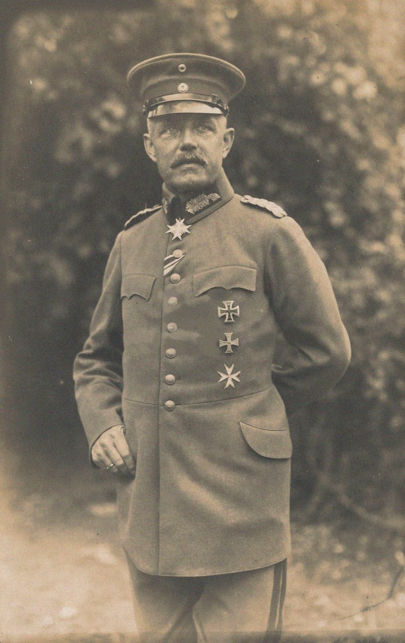Generale Johannes von Busse 1862-1936, 1918 da Unbekannt